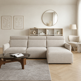Диван угловой Calligaris Axis CS3465, правый, Sand