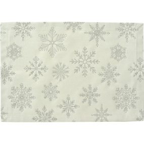 Салфетка под тарелку Cristallo Luce 35х50 см, цвет серебро