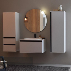 Шкаф-пенал подвесной Kolpa-San Pandora P 1302 WH, 130х45, белый