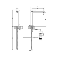 Смеситель для раковины Gessi Eleganza q1_46003.031, хром