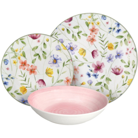 Набор посуды на 6 персон Madison Petals, 18 предметов