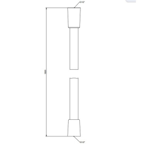 Шланг для душа Gessi Accessori Tecnici 01637.708, медь PVD