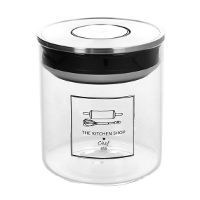 Емкость для хранения The Kitchen Shop 11х13 см, черная