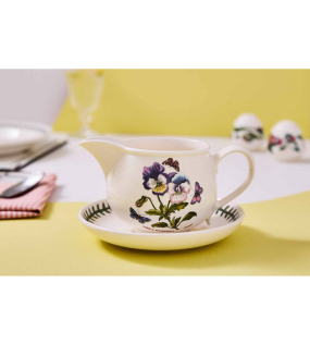 Соусник с блюдцем "Анютины глазки" 600 мл