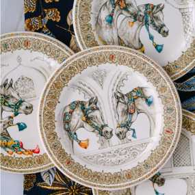 Набор тарелок салатных Chevaux du vent 22 см, 4 шт