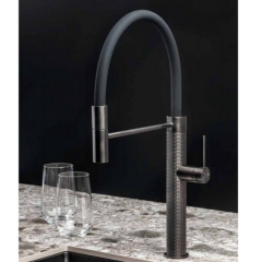 Смеситель для кухни Gessi 316 60012.707, брашированный черный