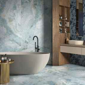 Керамогранит La Faenza Aesthetica 120х278 LPM, Onice Azzurro, 6,5 мм