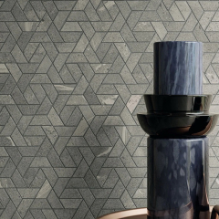 Мозаика керамогранитная Italon Metropolis 28,6х34,7 Naturale, Graphite Dark Icon, 9 мм