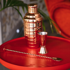 Набор для коктейля "Parisian Set" Paderno Bar Copper, 3 предмета