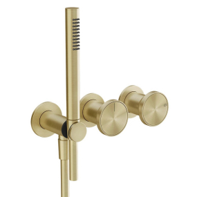 Внешняя часть Gessi Origini 66036.727 смесителя для душа, брашированная латунь PVD