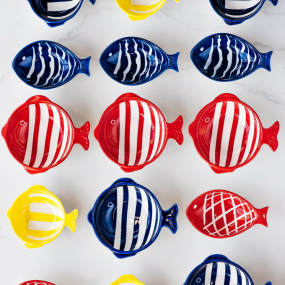 Салатник Fish 15х13 см, синий