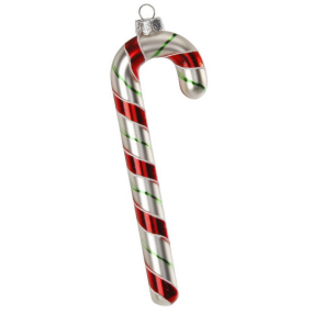 Елочная игрушка "Карамельная трость" 16 см
