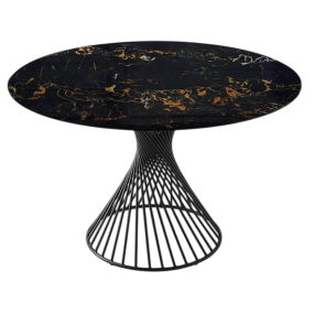 Стол Calligaris Vortex 120х120, Calacatta Black