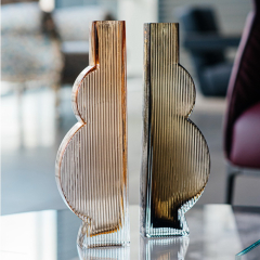 Ваза Tummy 35 см, дымчатая