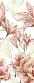 Керамогранит Rondine Canova 120х280, Calacatta Gold Dec Bouquet, 6 мм