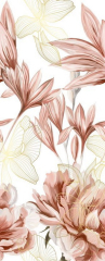 Керамогранит Rondine Canova 120х280, Calacatta Gold Dec Bouquet, 6 мм