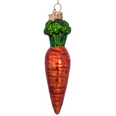 Елочная игрушка "Морковь" 12,5 см