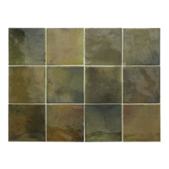 Плитка керамическая Equipe Hanoi 10х10, Wild Olive, 8 мм
