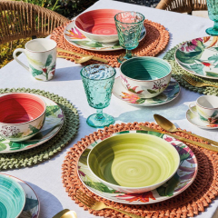 Набор посуды на 6 персон Madison Tropicalia, 18 предметов