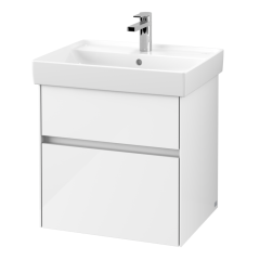 Тумба с раковиной Villeroy & Boch Collaro 60х47, подвесная, Glossy White