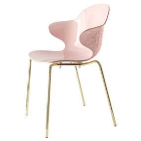 Стул Calligaris Saint Tropez, Glossy Pale Pink
