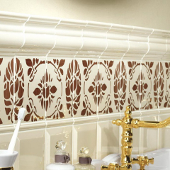 Декор Etruria Design Victoria 3х15 Lux, Diamantato Mink, 14 мм