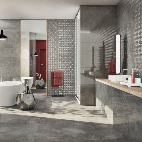 Керамогранит Panaria Zero.3 Trilogy 100х100, Grey, 5,5 мм