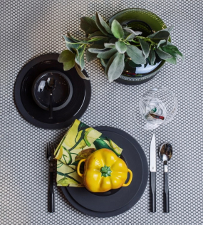 Тарелка глубокая Bahia Onyx 23 см