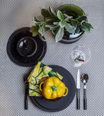 Тарелка глубокая Bahia Onyx 23 см