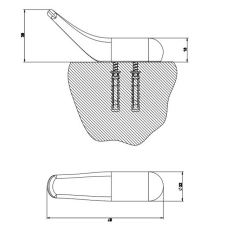 Крючок Gessi Goccia 38121.031, хром