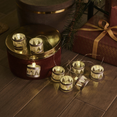 Елочная гирлянда Elly "Барабаны", длина 1,5 м, цвет серебро