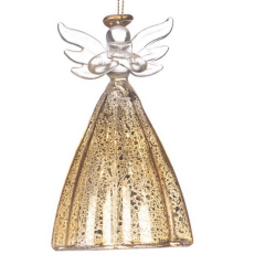 Елочная игрушка "Ангел с сердцем" 11 см