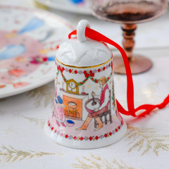 Елочная игрушка Hutschenreuther Christmas feast "Колокольчик" 12 см