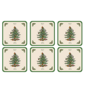 Набор подставок под кружку Christmas Tree 10,5x10,5 см, 6 шт