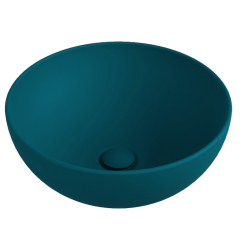 Раковина накладная Flaminia App 40х40 AP40APET, Petrolio