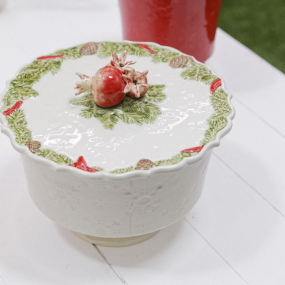 Емкость для хранения Bordallo Pinheiro Coroa De Natal 25х20 см
