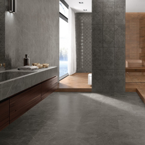 Керамогранит Italon Charme Evo 60х120 Naturale, Antracite, 9 мм