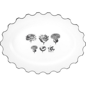 Блюдо овальное Herbariae by Christian Lacroix 41,1х29,7 см