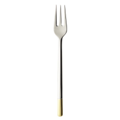 Вилка для выпечки Ella part.gold plated 15,9 см