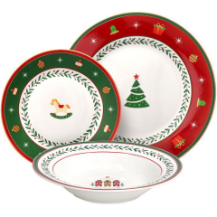 Набор посуды на 6 персон Christmas Toy, 18 предметов