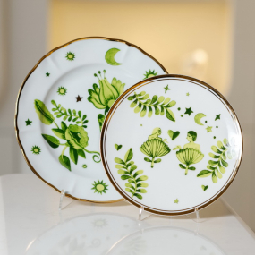 Блюдце "Райский сад" Fabula 17 см