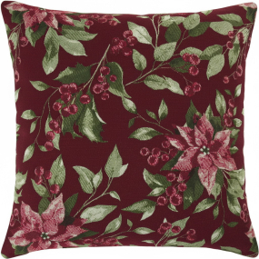 Чехол для подушки декоративной Jolie 40х40 см, цвет бургунди