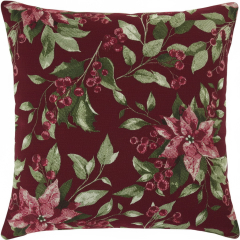 Чехол для подушки декоративной Jolie 40х40 см, цвет бургунди