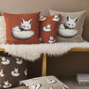 Чехол для подушки Sander Fox Tail 45х45 см, цвет кирпич