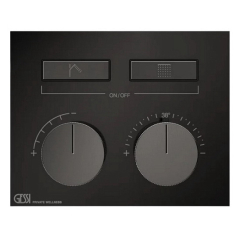 Внешняя часть Gessi HI-FI 63004.706 смесителя термостатического, черный PVD