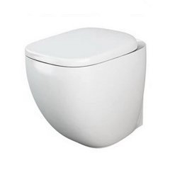 Унитаз подвесной RAK Ceramics Illusion, с сиденьем, белый