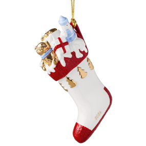 Елочная игрушка "Рождественский носок" Christmas Classics 10 см