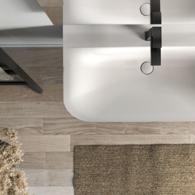 Тумба с раковиной Kolpa-San Vittoria OUV 80 BE, 80x50, подвесная, бежевая