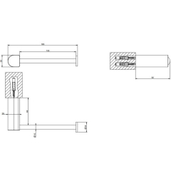 Держатель для туалетной бумаги Gessi Rilievo 59455.031, хром