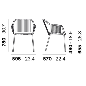Стул Pedrali Babila 2795, Verde